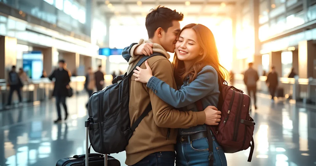 First time meeting long distance boyfriend